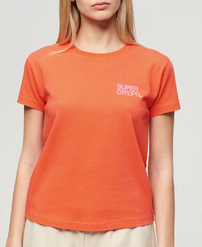 Sportswear Logo Fitted T-Shirt | Hot Coral