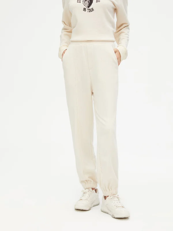 Cream Wool Sweaterpants