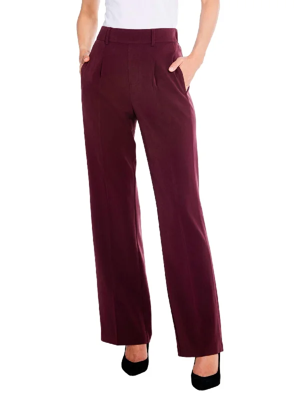 Avenue Wide Leg Pants In Redwood