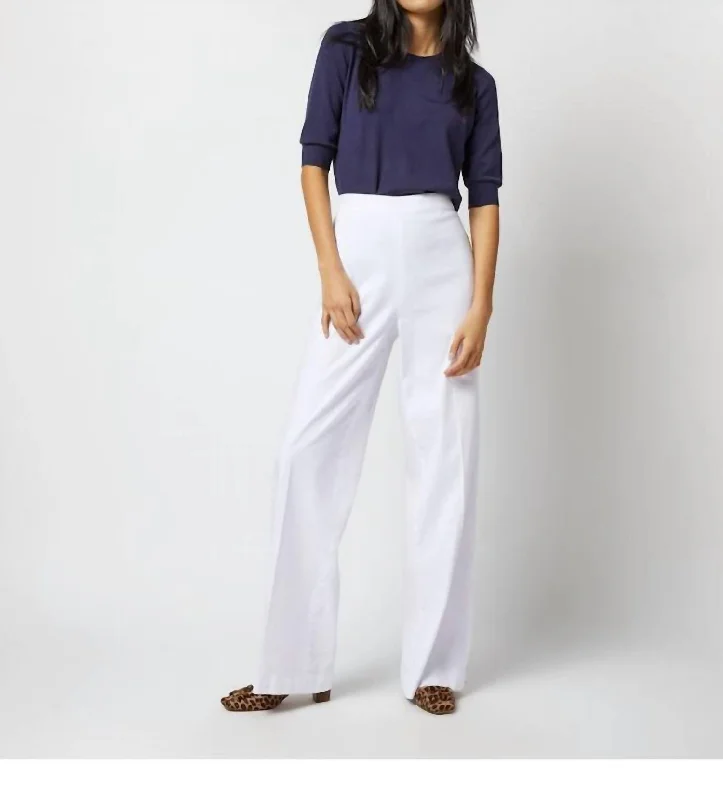 Hutton Pant In White