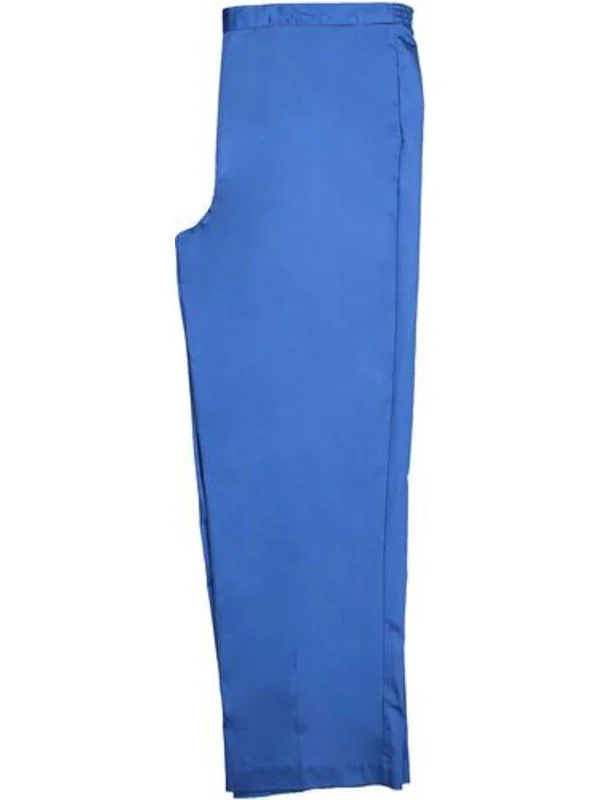 Womens Solid Cotton Ankle Pants